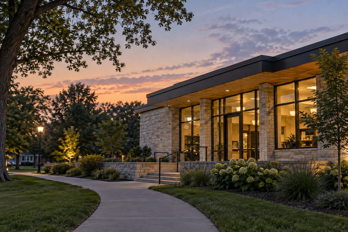 Exterior of the City of Fairway civic building